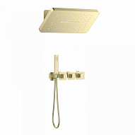 Душевая система встроенная с термостатом Timo Petruma SX-5249/17SM золото матовое 500_191_2835610
